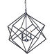 Malloy LED 25.5 inch Black Chandelier Ceiling Light